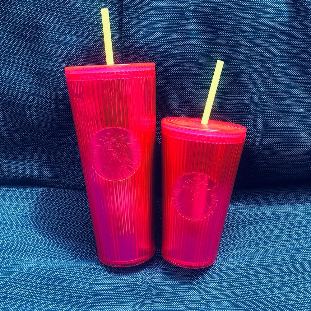 💥💥STARBUCKS PINK PLATED TUMBLER BUNDLE💥💥